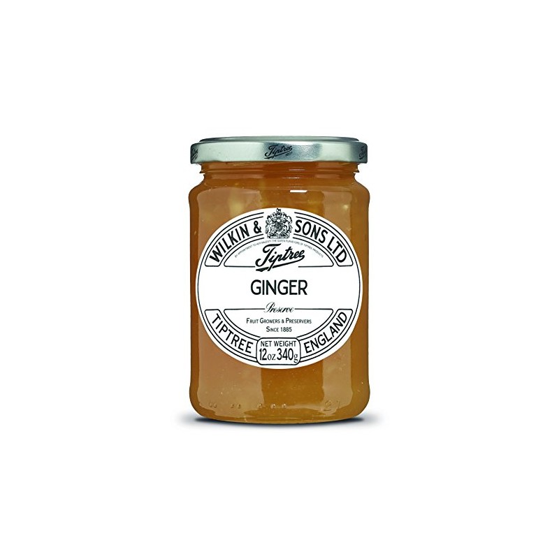 Tiptree Ginger Preserve, 12 Ounce Jars (Pack of 6)