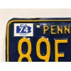 1974 Pennsylvania License Plate Registration Sticker, PA, Classic, Vintage, Tag
