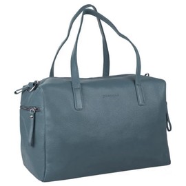 Zerimar Ryanair Leather Briefcase Travel Bag 20 x 20 x 35 cm Leather Hand Luggage - Blue -