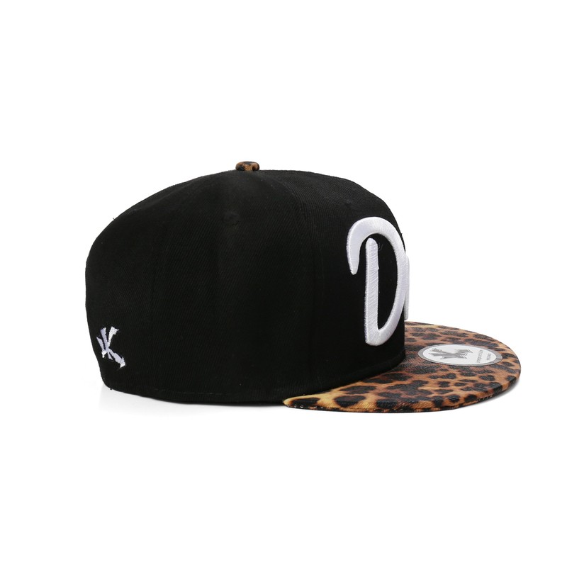 Underground Kulture Don Leopard Print Black Snapback Baseball Cap
