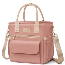 GLORIEROO Deluxe Insulated Lunch Box Bag Women - Leakproof Waterproof Cooler with Multi Pockets Removable Strap for Work Picnic - Teacher Mothers Day Christmas Birthday Gifts