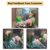 LDEXIN 2 Pack Silicone Artificial Aquarium Floating Clownfish Decoration Fish