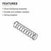 DTGN 0.5x6x25mm(DxODxL) Compression Spring - 10Pack - Good for Machinery