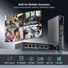 6 Ports 10Gb Unmanaged Ethernet Switch with 4*2.5G Base-T Ports,