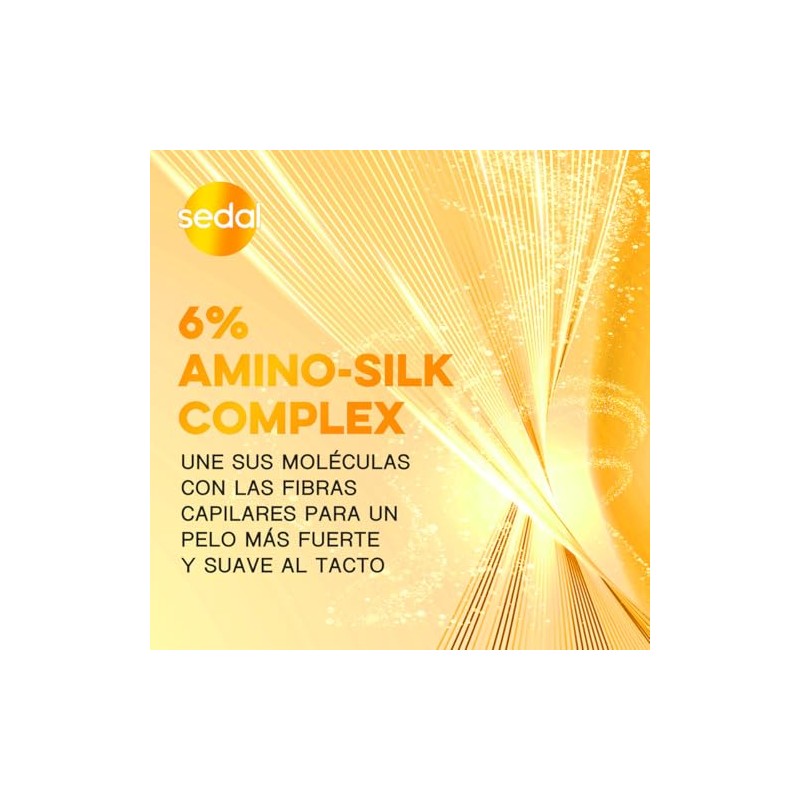 Sedal Sérum para Cabello Toque de Seda, 6% Amino-Silk Complex.