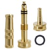 Twinkle Star Solid Brass Heavy Duty Adjustable Twist Hose Nozzle