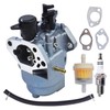 8302861 Carburetor with Gaskets Spark Plug Kit Replacement for Honda