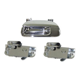 XEMRVGU Tailgate Latch Handle Bezel Chrome w/o Lock Hole for Ford for F150 1997-2003 & Heritage 2004 for F250 1997 & SuperDuty 1999-2007 for F350 SuperDuty 1999-2007 P180523112333