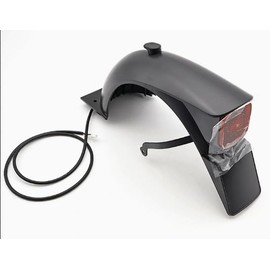 GLDYTIMES Rear Fender with Integrated Taillight fit for Ninebot by Segway E2/ E2 Plus Scooter, Mudguard Bracket Assembly
