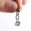 10PCS NO.3 Zipper Pulls, Love Heart-shaped Nylon Puller, Replacement for