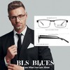 BLS Businessman Rectangular Reading Glasses - Professional Durable Readers -