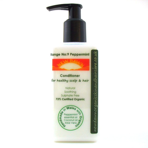 New Dawn Natural Peppermint Hair Conditioner - 73% Organic |