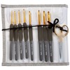ETIMO tulip pattern with key needle set premium gold TEG-001