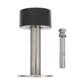 ULTECHNOVO 1pc Doorstop Long Door Stop Hinge Bedroom Door Stops Door Stoppers Security Door Stopper Wall Protector Stopper Hinge Pin Stop Exterior Doors Stainless Steel No Punching