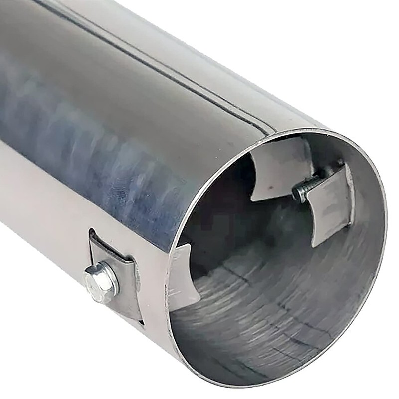 Simply ETC76 Stainless Steel Exhaust Trim, Silver