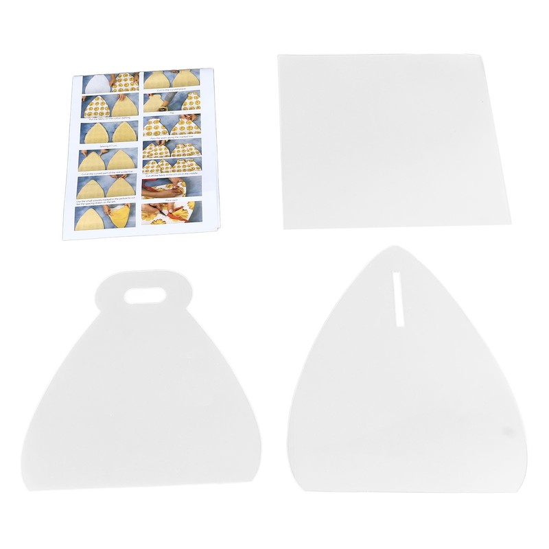 Gift Box Template PET Material Stereoscopic Box Sewing Stencil for