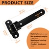Heavy Duty Gate Hinges, 2 pcs 900LBS Capacity and 180-Degree