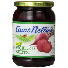 Aunt Nellie's Sliced Pickled Beets, 16 oz glass jar (4 pack)