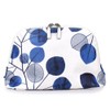 Round Pouch Women's Cute Cosmetics Scandinavian Makeup Pouch L Navy