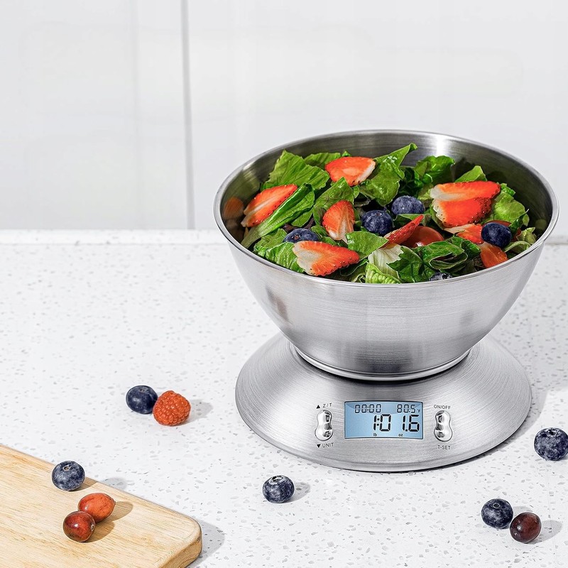 LTC LCD Kitchen Scales WG117 Precision Kitchen Scales with Bowl