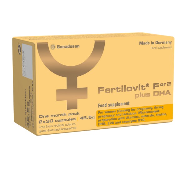 Ferticeutics Fertilovit For 2 Plus DHA 2 x 30 caps