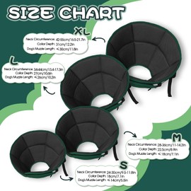 Dog Cone Collar Soft Cone for Medium Dogs After Surgery Adjustable Elizabethan Collar for Dogs to Stop Licking Wounds, Biting Stitches Professional Pet Recovery Cones E-Collar for Dog