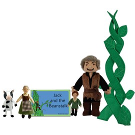 The Puppet Company Traditional Story Sets Jack & The Beanstalk Book and Finger Puppets Set
