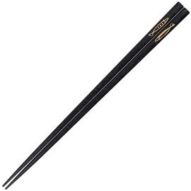 Sunlife H-06262 Chopsticks, Long 10.6 inches (27 cm), Lacquered Fish, Black, Made in Japan