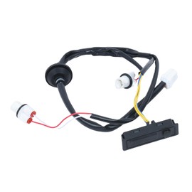 DongJinK Rubber Trunk Lid Opener Tailgate Release Switch, Push Button, Black, Manual, Compatible with 2011-2017 Nissan Juke 1.6L