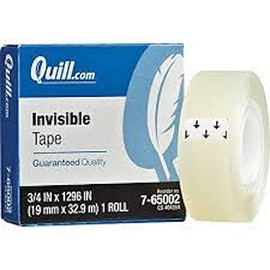 Quill Invisible Tape 3/4 in x 1296 in