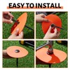 Leriton 3 Set Low Profile Property Line Markers, Survey Markers