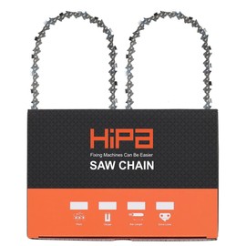 Hipa（2 pack）E70 20 Inch Chainsaw Chain For Echo CS-590 CS-600 Chainsaw McCulloch Poulan Poulan Pro Chainsaw 72LPX070G Pitch: 3/8", Gauge .050", 70DL Full Chisel 2Pack