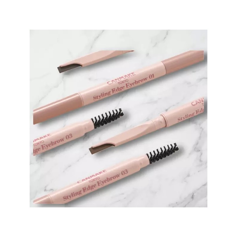 Canmake 캔메이크 스타일링 엣지 아이브로우 3종 Canmake Styling Edge Eyebrow