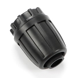 Copadri 1/2 Inch Drip Irrigation End Plug Fittings, 12 Pieces 1/2'' Drip Line Barbed Locked End Cap Connectors for 1/2 Inch Irrigation Tubing (1/2" ID x 0.640" OD) for Garden Watering System