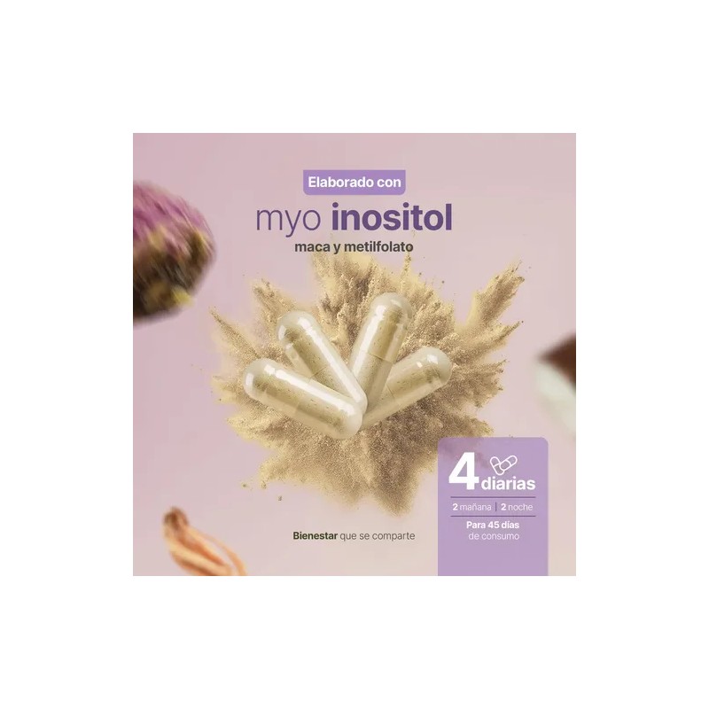 Complejo Myo Inositol, Shatavari 180cáps Ferty Blend. B Life