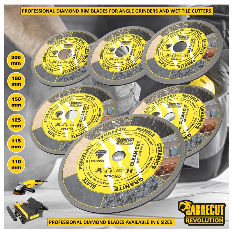 1 x SabreCut SCDC110 110mm (4.3 inch) x 5mm x