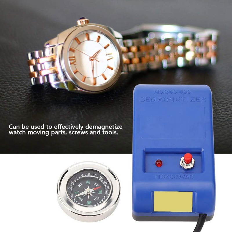 Demagnetizer, Electrical Watch Degausser Magnetizer Demagnetization Professional Degaussing Demagnetizer Tool
