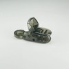 One-Touch Clip 5MM Round Cord Fish Clip Gray (Set of
