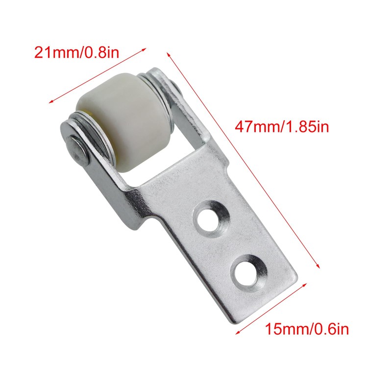 Guifeng 4PCS 15mm Nylon Diameter Wheel Sliding Door Track Guide