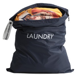 Asnews Laundry Bag Travel 60 x 90 cm, Nylon Waterproof Laundry Bag with Zip, 120 L Large Capacity Fabric Bag, Foldable Dirty Laundry Bag for Home, Travel, Holiday