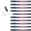 edding 1800 profipen - black - 10 pens - line