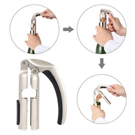 Champagne Bottle Opener Sparkling Wine Cork Puller, Bar Jar Cork Puller Kitchen Champagne Corkscrew for Sparkling Wine Bottle Opener, Wine Cork Puller