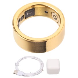 Smart Ring IPX8 Waterproof Health Fitness Tracer Ring for Heartrate Temperature Sleep Step Counting 22mm / 0.87in