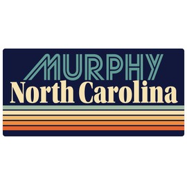 Murphy North Carolina 5 x 2.5-Inch Fridge Magnet Retro Design