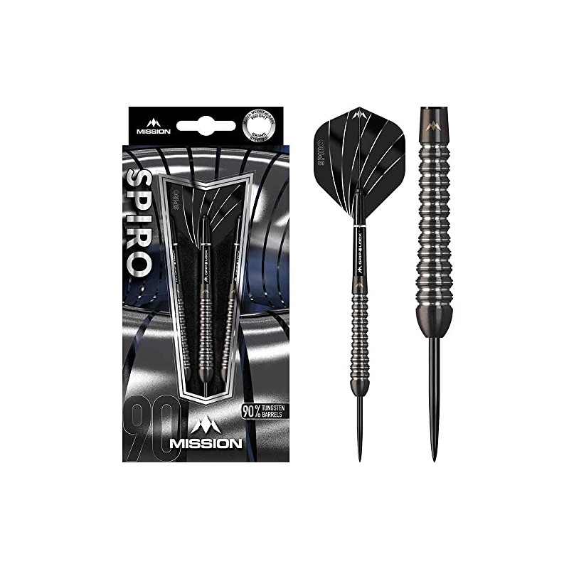 Mission Darts | Spiro Darts M2 |90% Tungsten Steel Tip