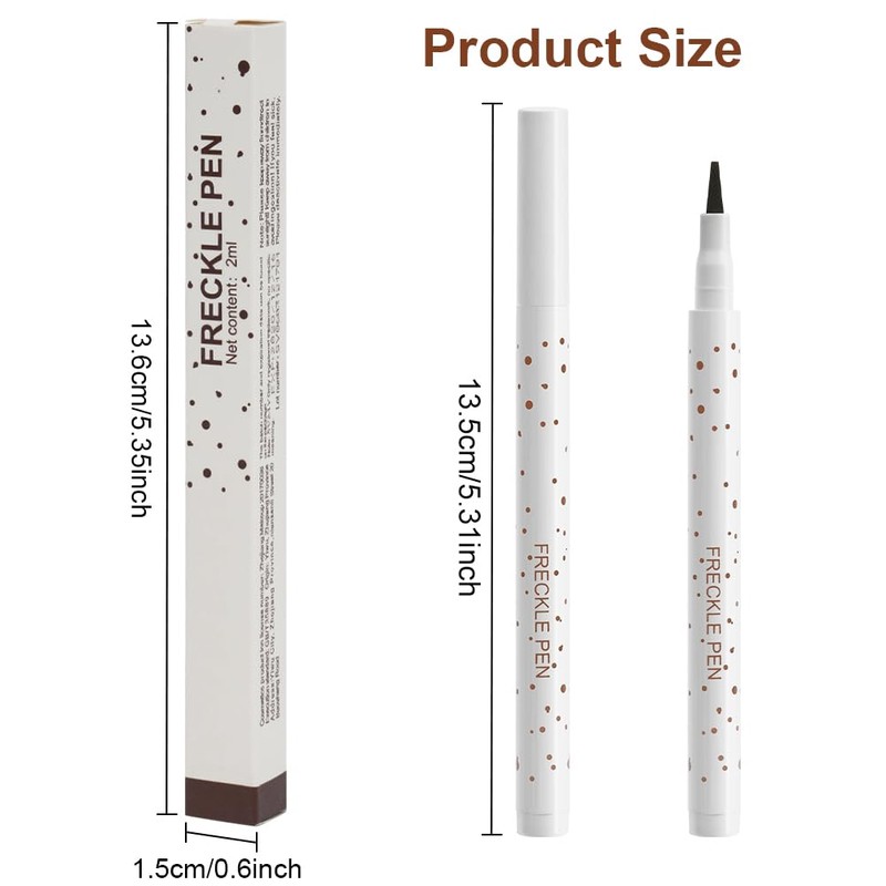 Freckle Pen, Waterproof Freckle Pen, Natural Looking Freckles, Durable Sopt