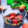 Ecentaur Glass Baking Bowl Large Salad Bowl for Oven/Microwave/Freezer Glass
