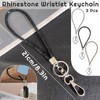 3 Pcs Bling Rhinestone Keychain Wristlet Bling Keychains Fancy Keychains