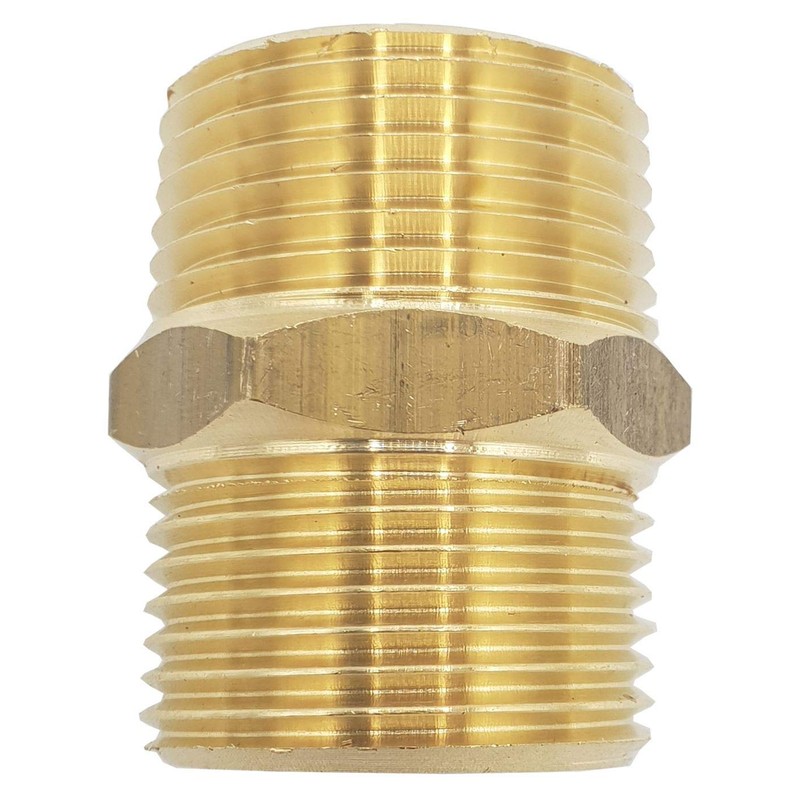 1/2" BSP x NPT Male Union Nipple Thread Joiner Adaptor