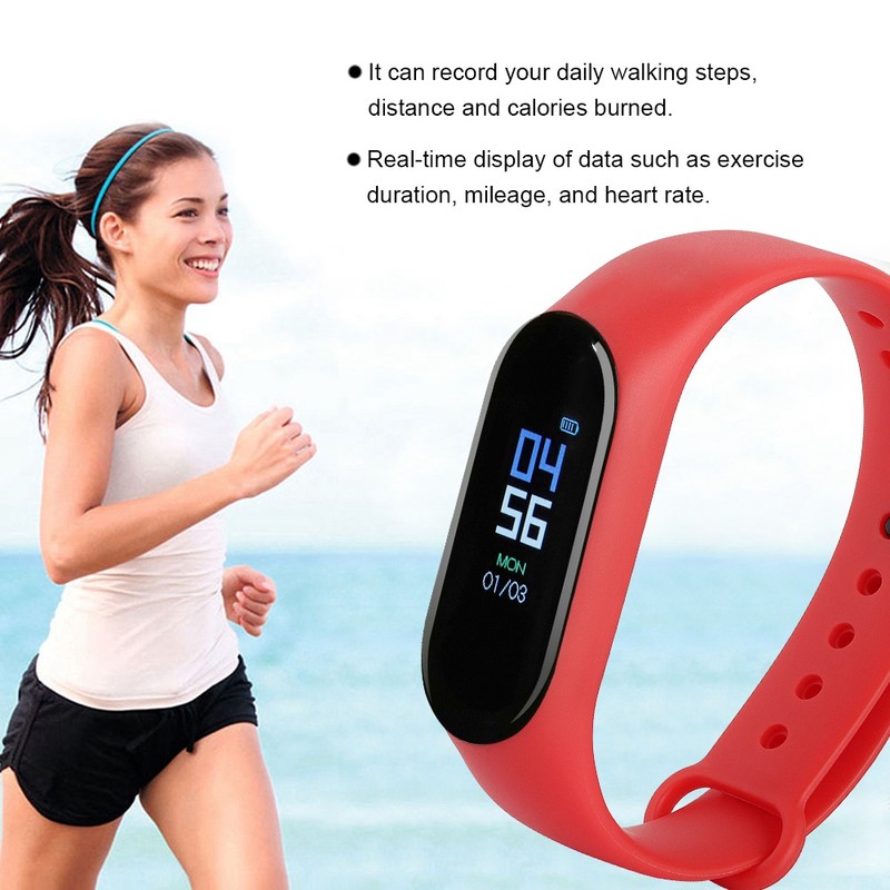 Bluetooth Smart Bracelet Watch Heart Rate Fitness Tracker Heart Rate